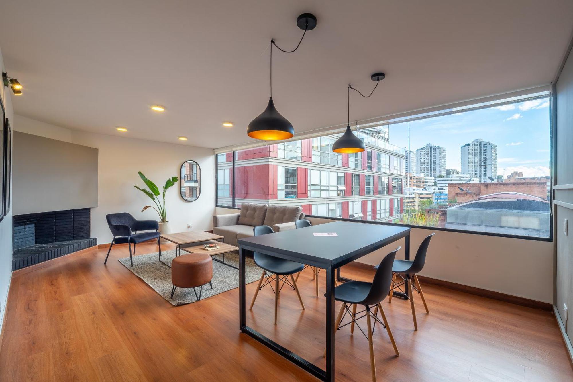 Penthouse Chicala Colombian Experience In Parque Virrey Apartment โบโกตา ภายนอก รูปภาพ