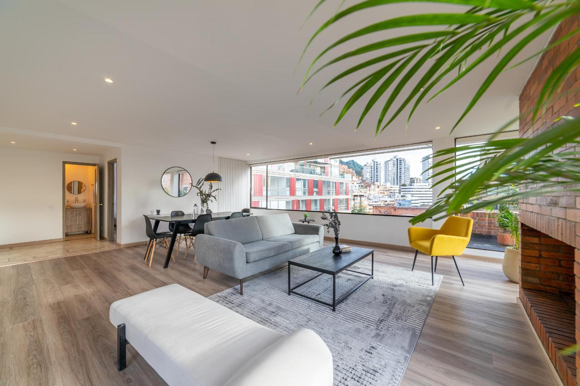Penthouse Chicala Colombian Experience In Parque Virrey Apartment โบโกตา ภายนอก รูปภาพ